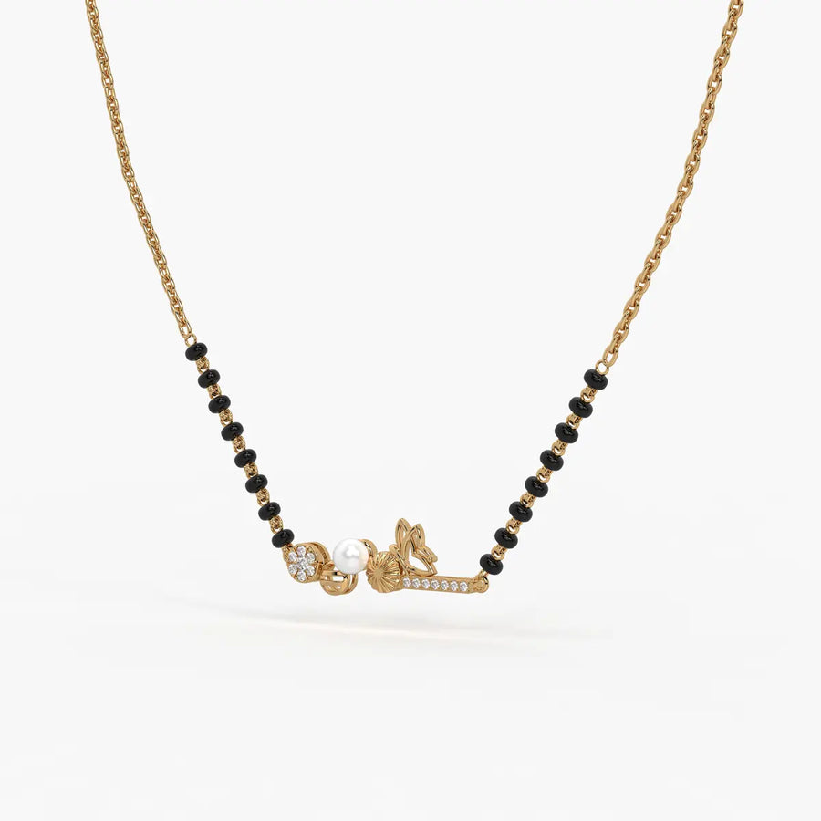 Anviera Pearl Bloom Mangalsutra