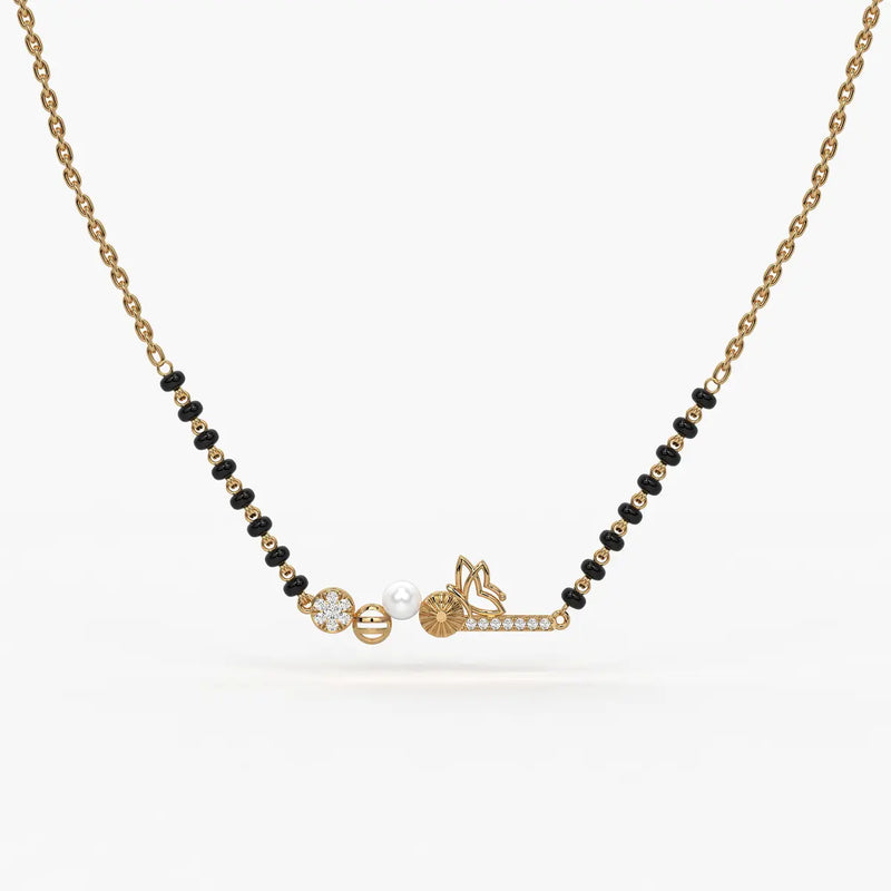 Anviera Pearl Bloom Mangalsutra