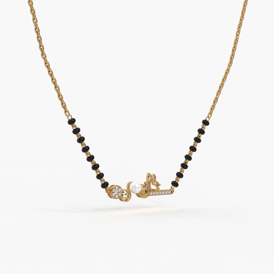 Anviera Pearl Bloom Mangalsutra