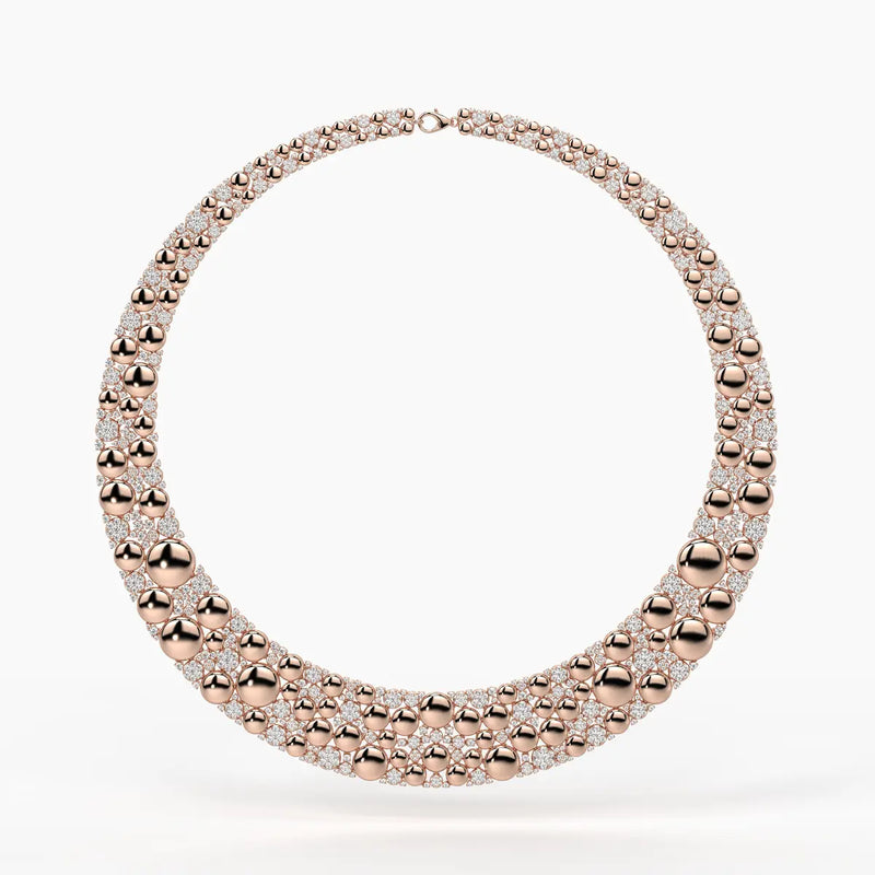 Bubble Cluster Designer Necklace