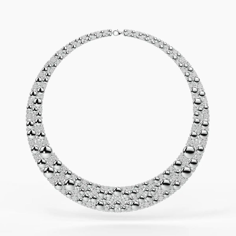 Bubble Cluster Designer Necklace
