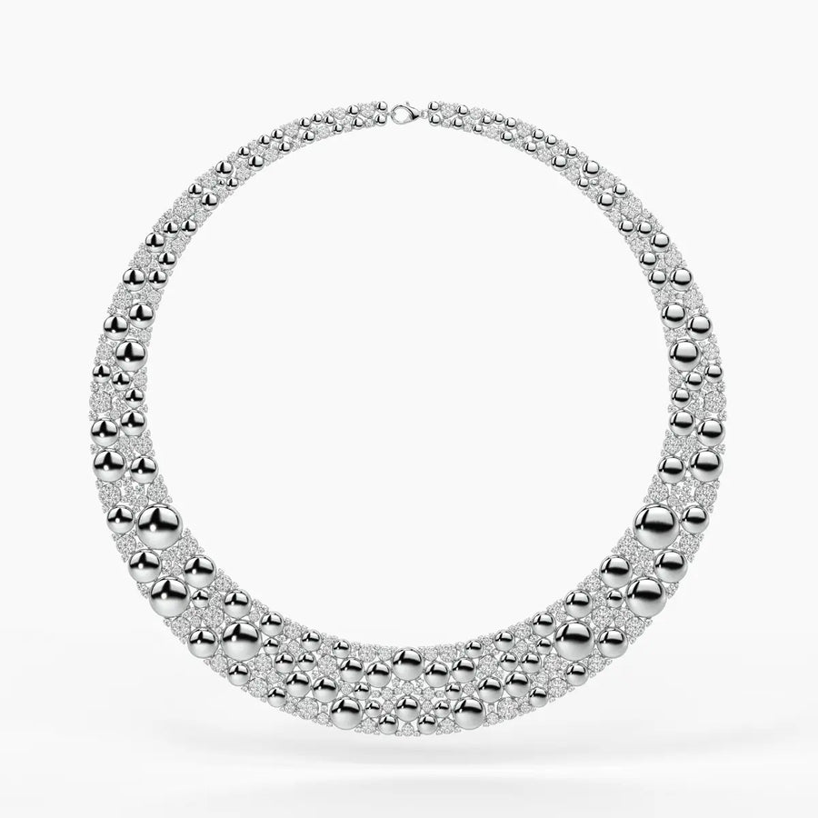 Bubble Cluster Designer Necklace