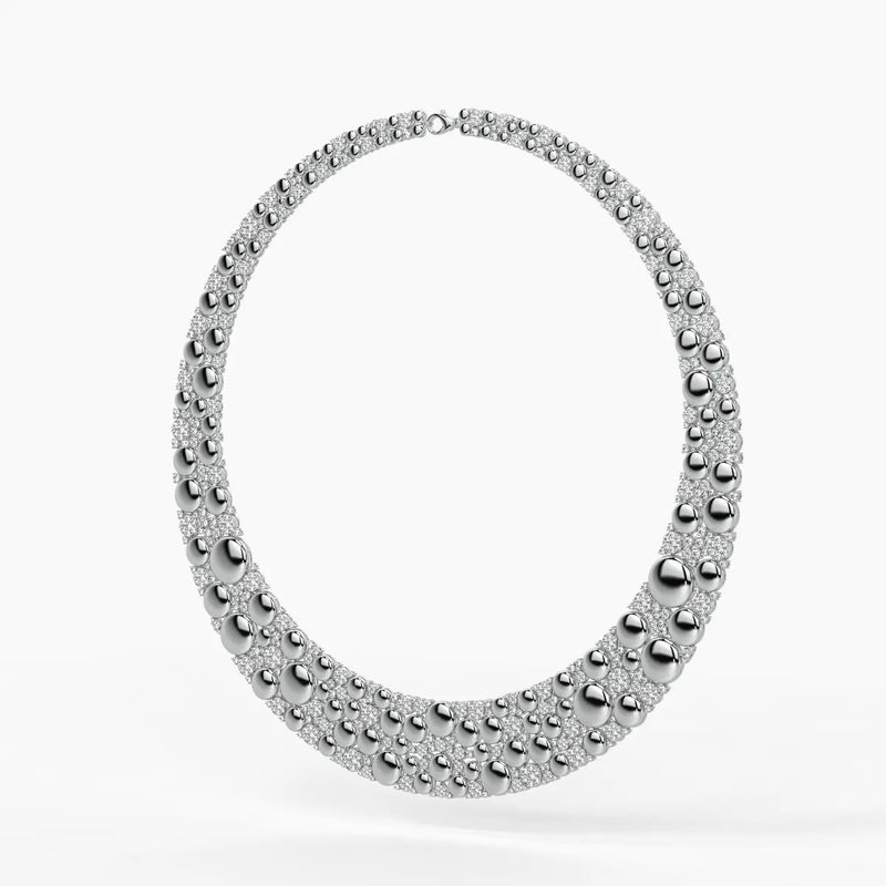 Bubble Cluster Designer Necklace