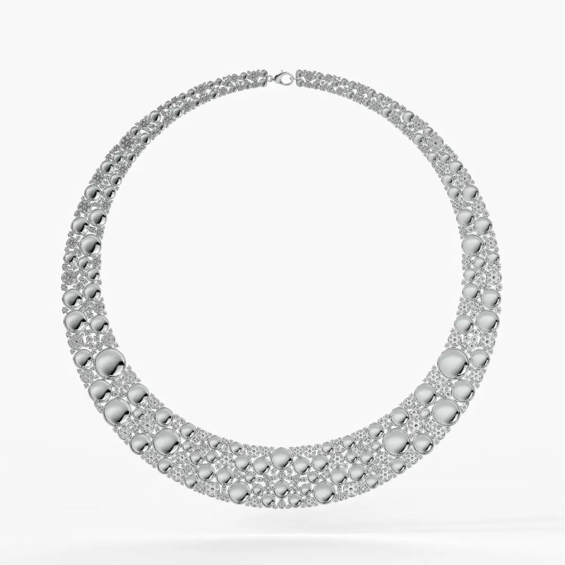 Bubble Cluster Designer Necklace