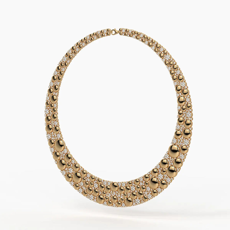 Bubble Cluster Designer Necklace
