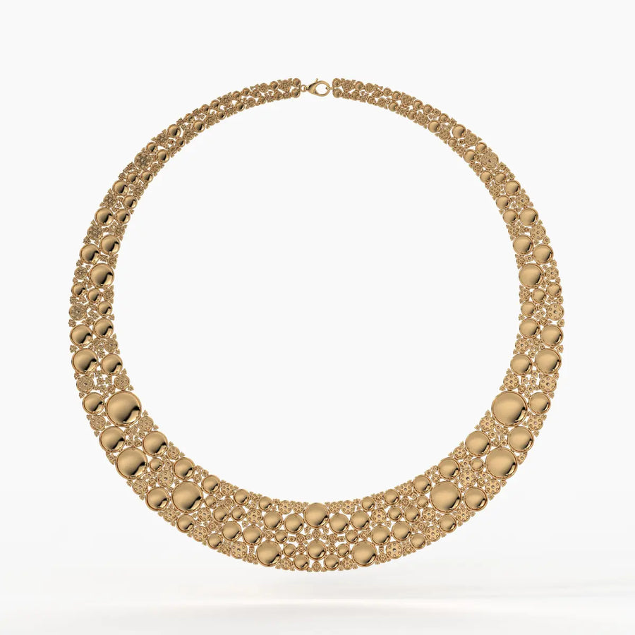 Bubble Cluster Designer Necklace