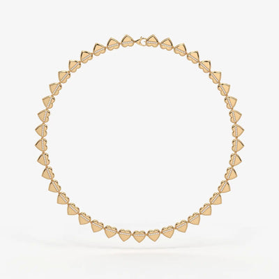 Heartline Diamond Necklace
