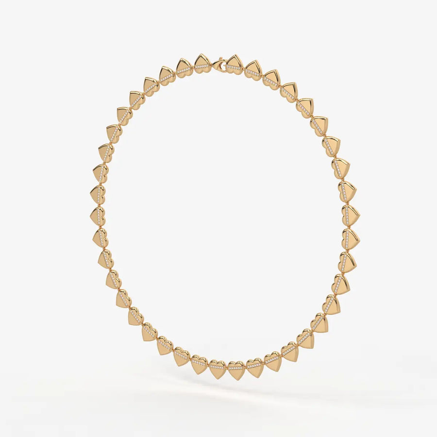 Heartline Diamond Necklace