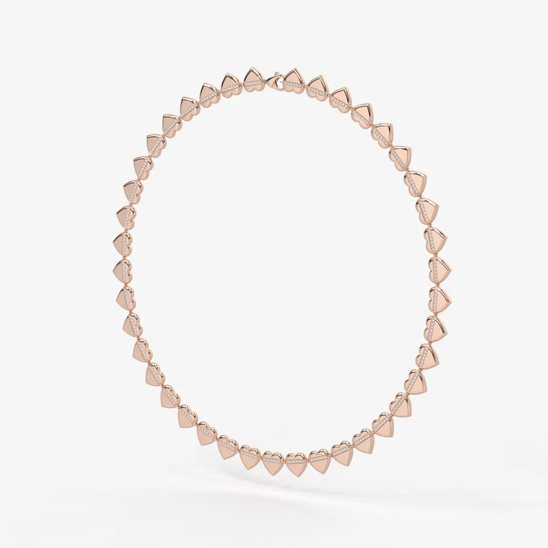 Heartline Diamond Necklace