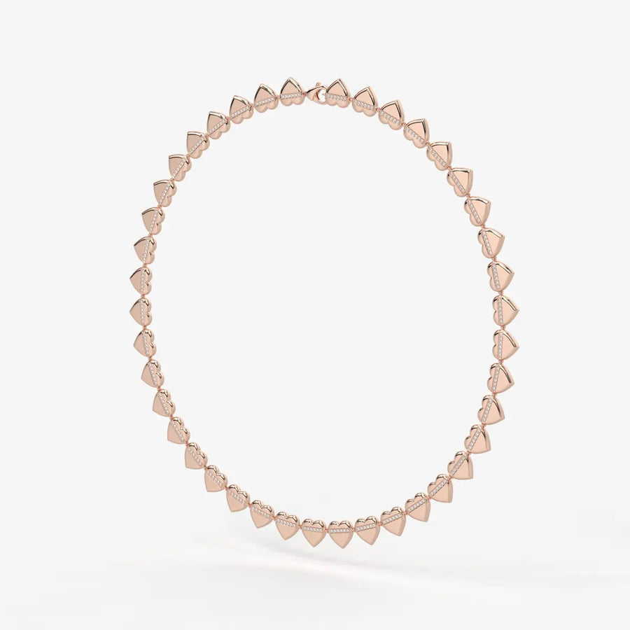 Heartline Diamond Necklace