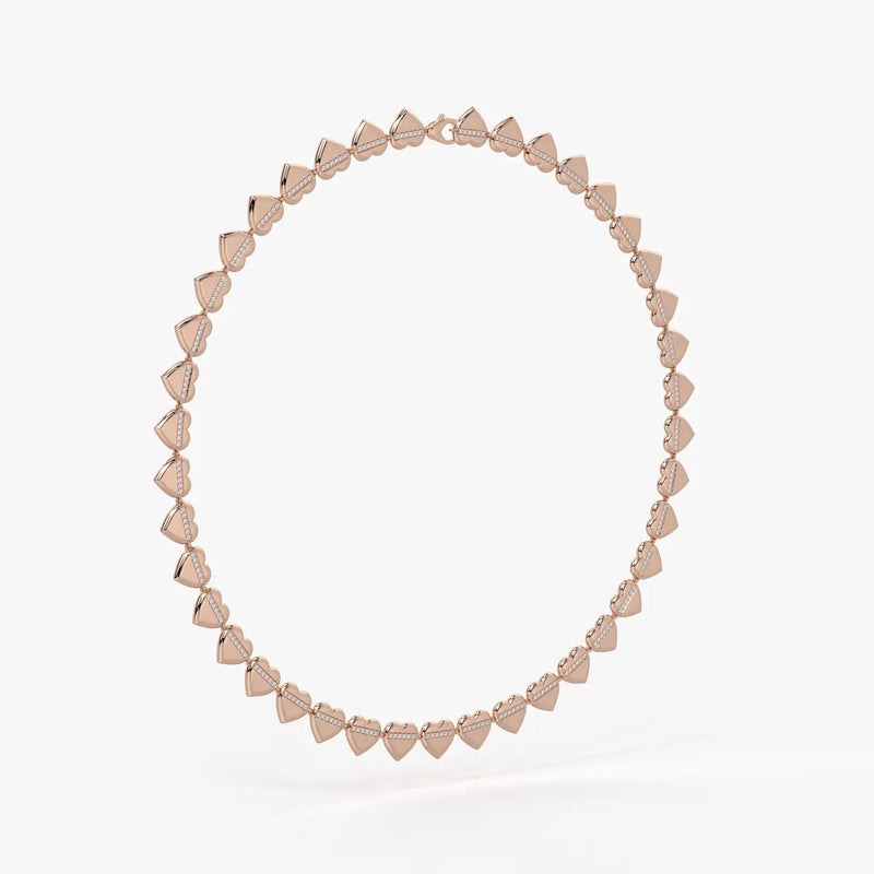 Heartline Diamond Necklace