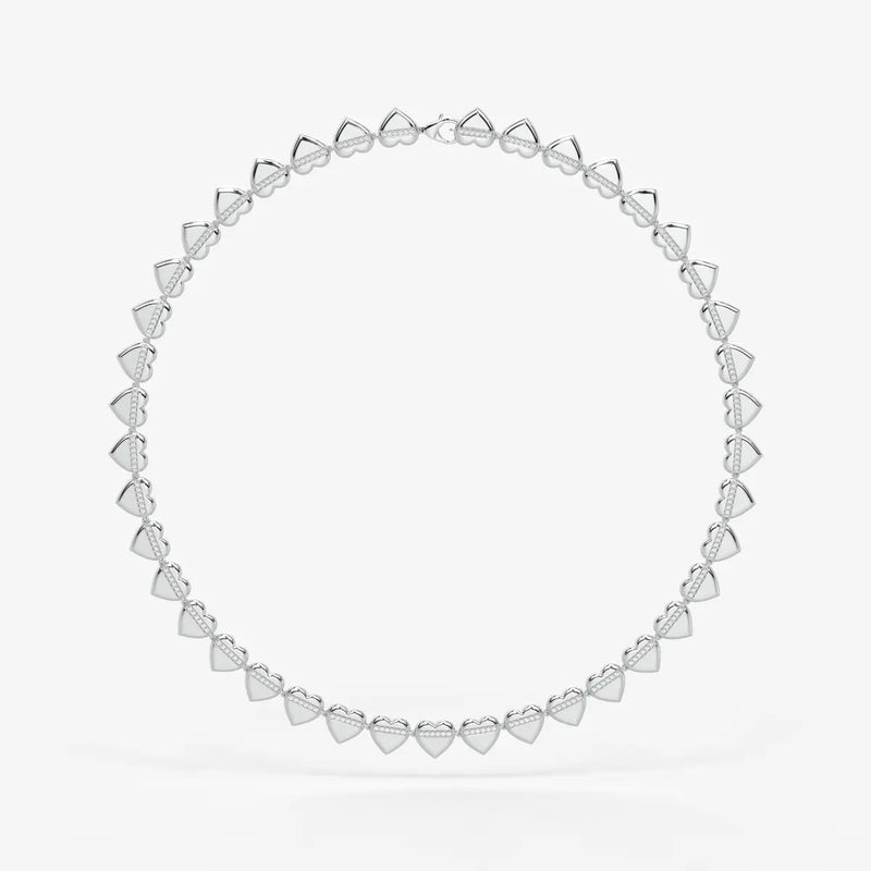 Heartline Diamond Necklace