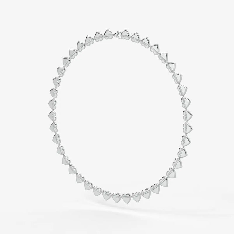 Heartline Diamond Necklace