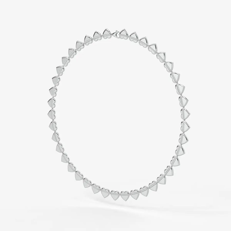 Heartline Diamond Necklace