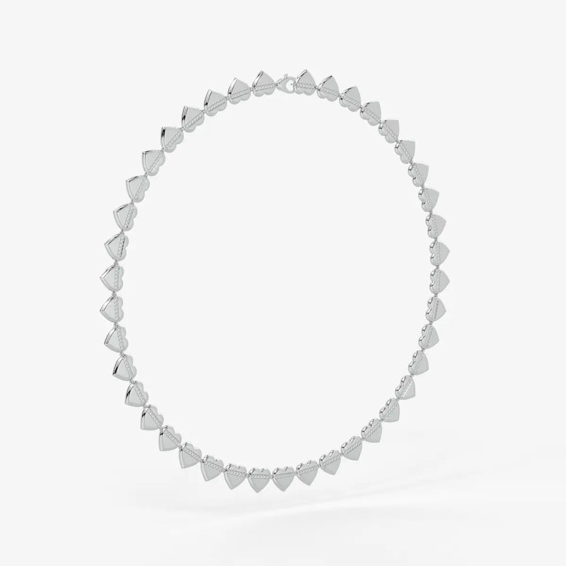 Heartline Diamond Necklace