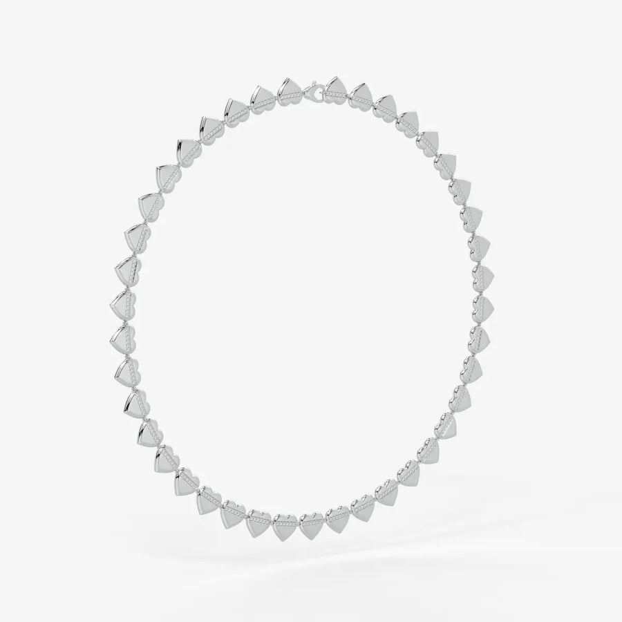 Heartline Diamond Necklace