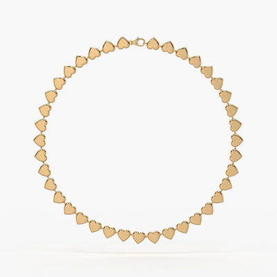 Heartline Link Necklace