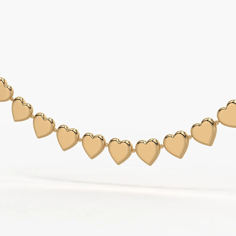 Heartline Link Necklace
