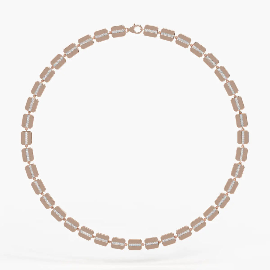 Recta Link Designer Necklace