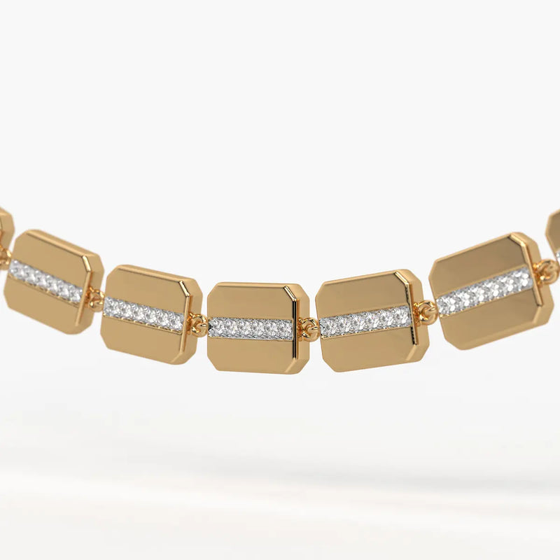 Recta Link Designer Necklace
