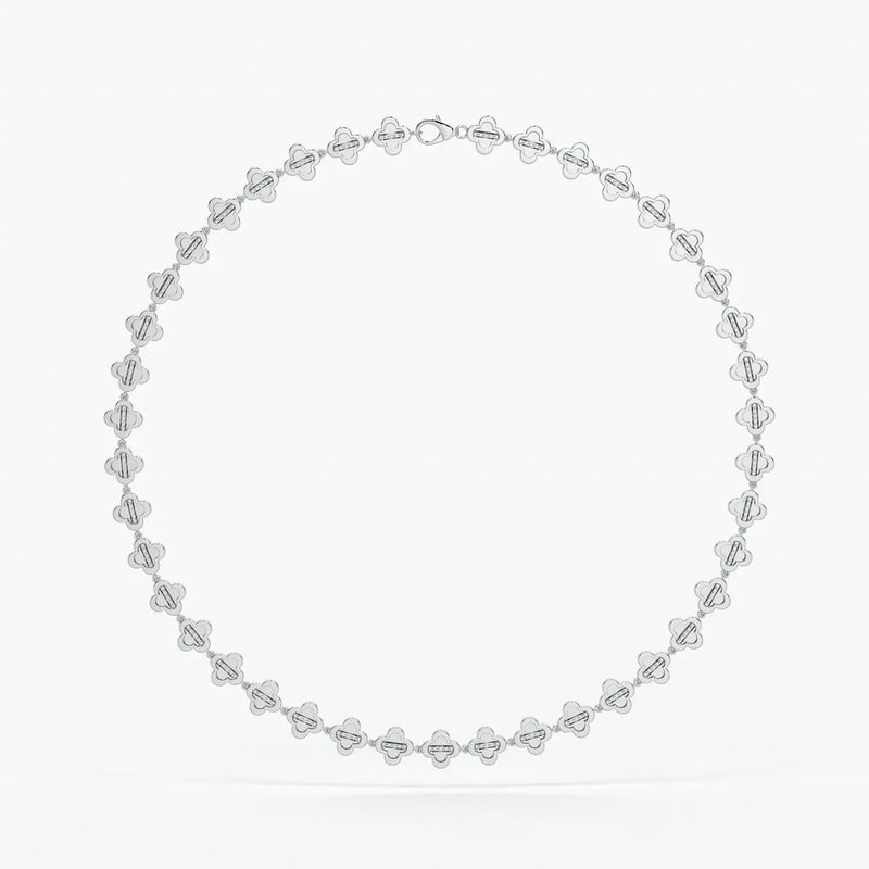 Elmira Spark Petal Weave Necklace