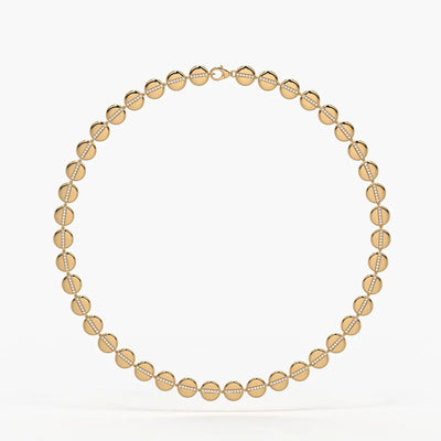 Aurevia Spark Disc Rhythm Necklace