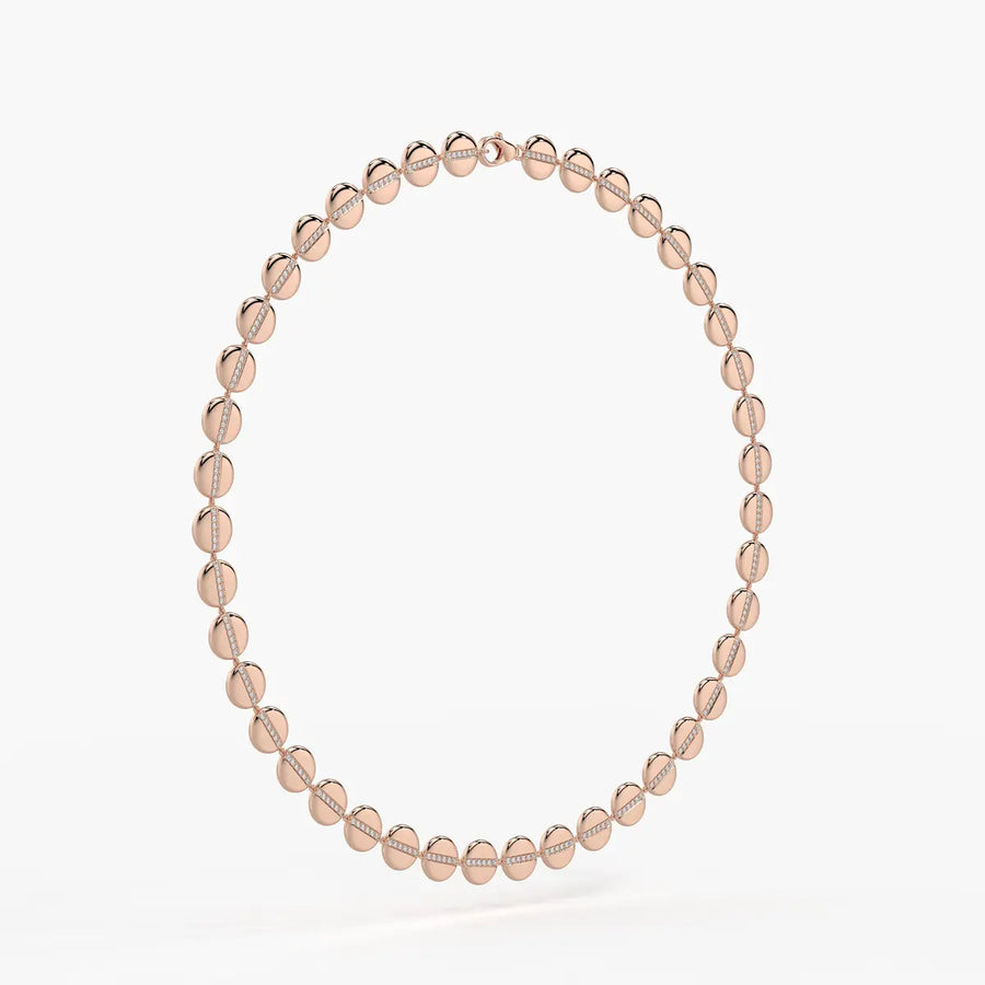 Aurevia Spark Disc Rhythm Necklace