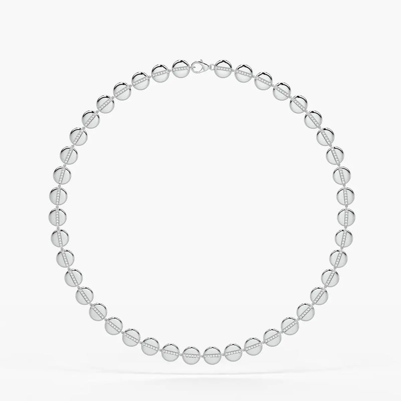 Aurevia Spark Disc Rhythm Necklace