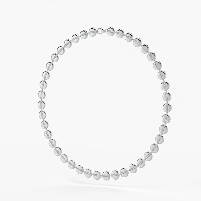 Aurevia Spark Disc Rhythm Necklace