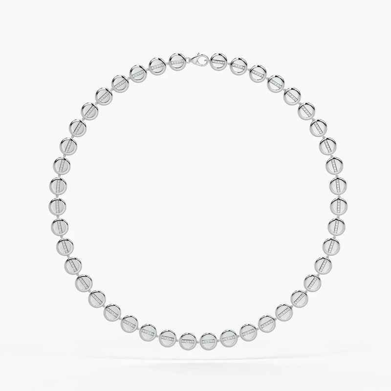 Aurevia Spark Disc Rhythm Necklace