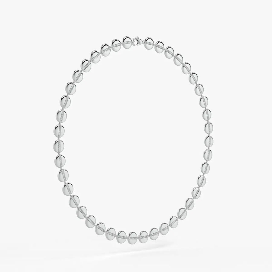 Aurevia Spark Disc Rhythm Necklace