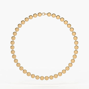 Orlina Halo Disc Necklace