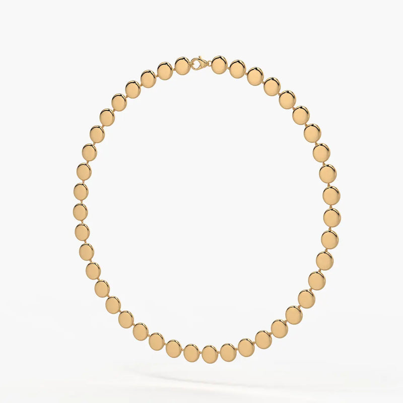Orlina Halo Disc Necklace