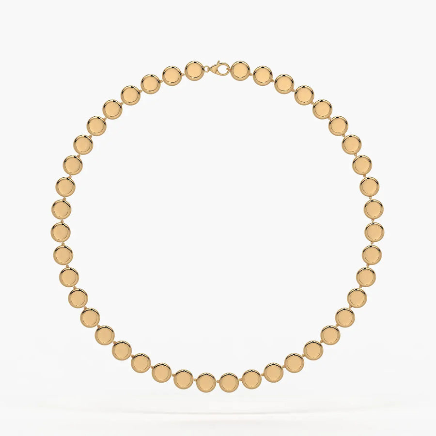 Orlina Halo Disc Necklace