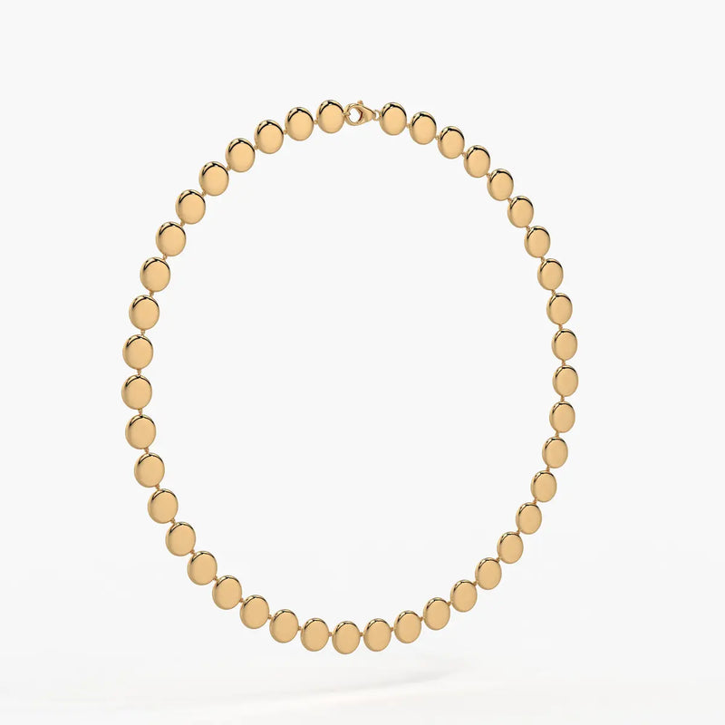 Orlina Halo Disc Necklace