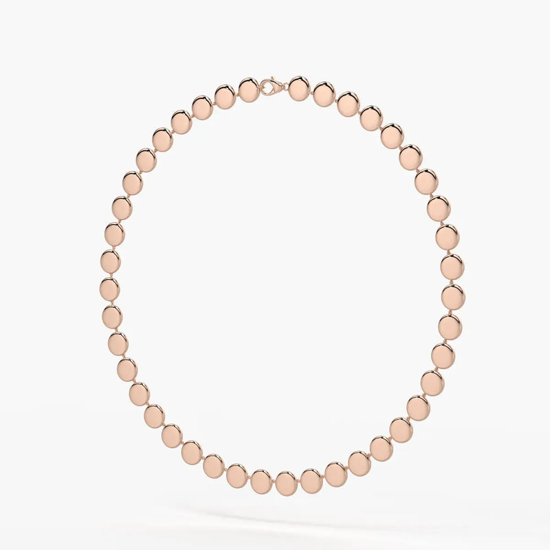 Orlina Halo Disc Necklace
