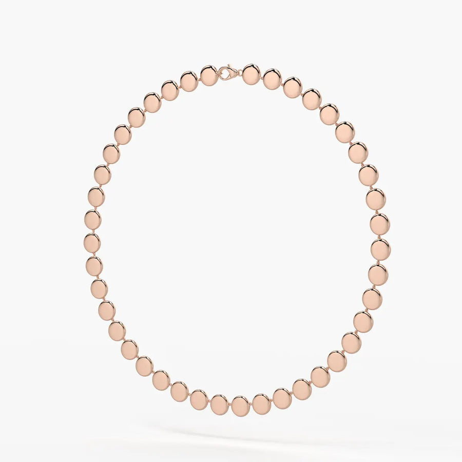 Orlina Halo Disc Necklace