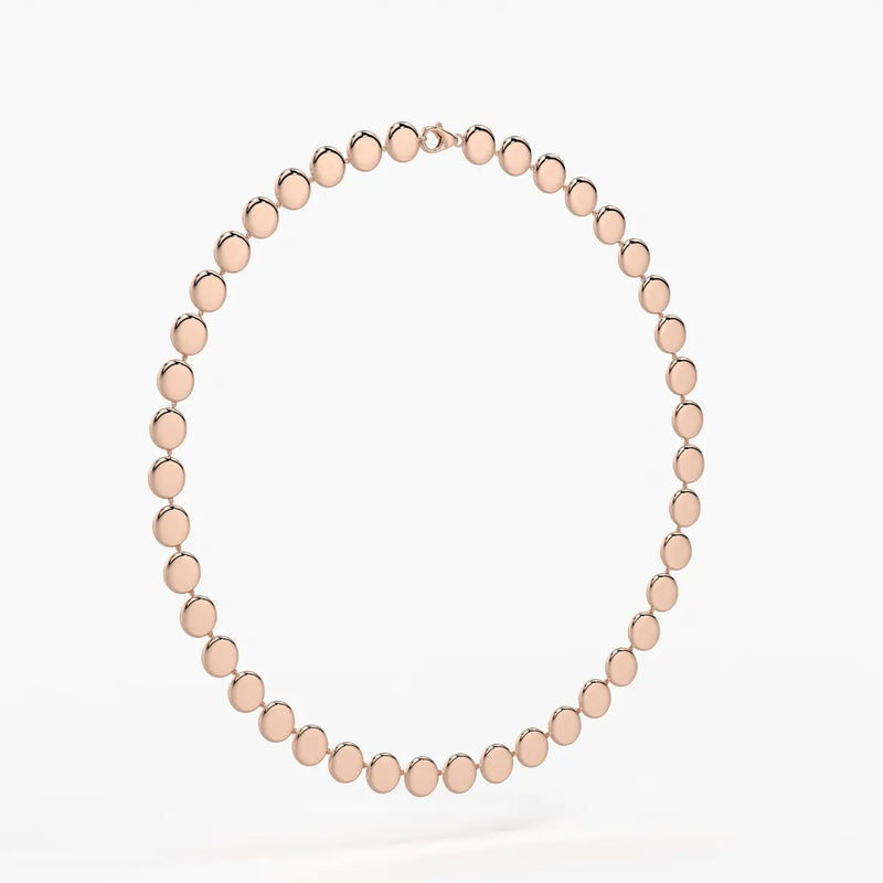Orlina Halo Disc Necklace