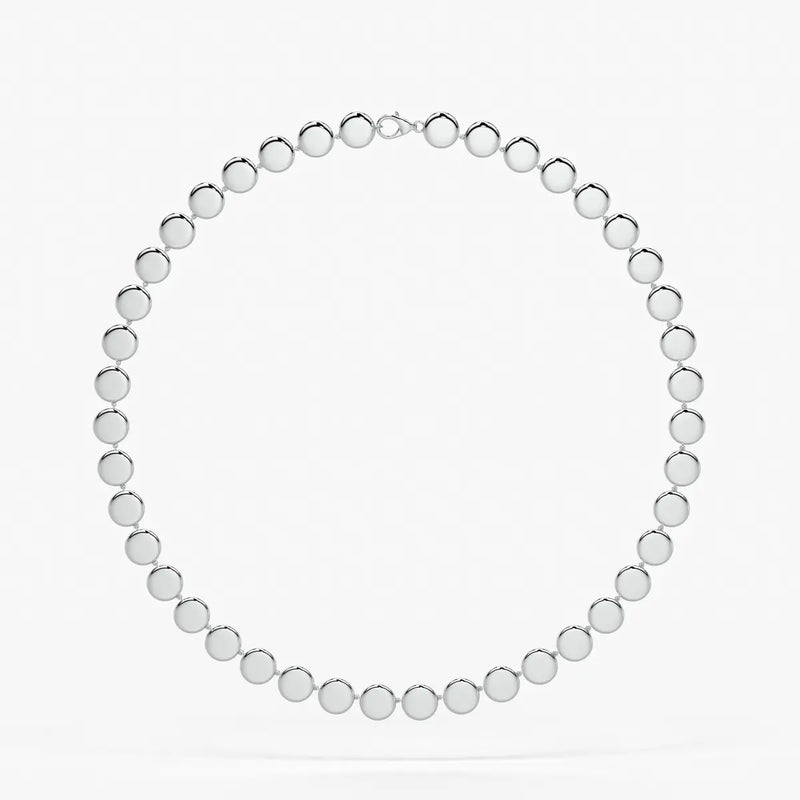 Orlina Halo Disc Necklace