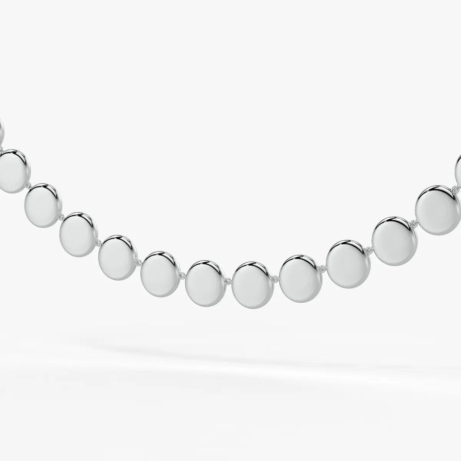 Orlina Halo Disc Necklace