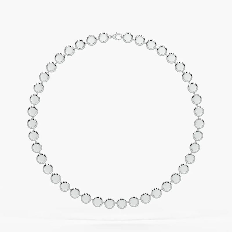 Orlina Halo Disc Necklace