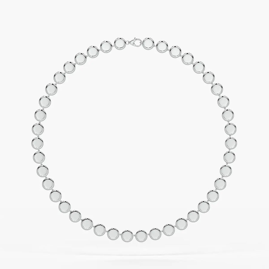 Orlina Halo Disc Necklace