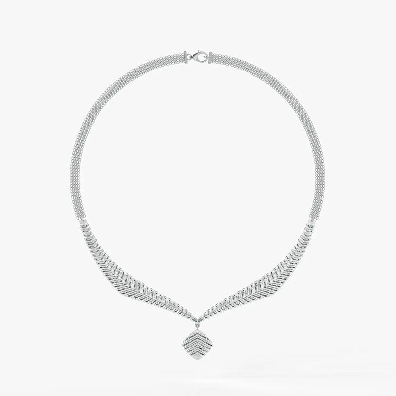 Arvella Chevron Crest Necklace