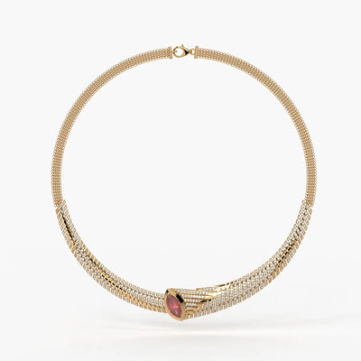 Rubella Crestline Collar Necklace