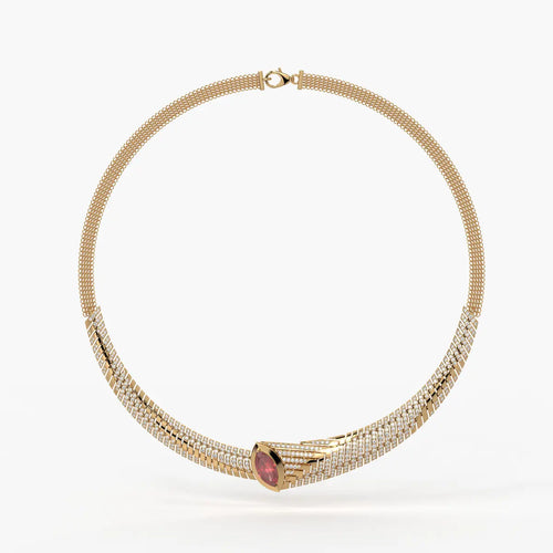 Rubella Crestline Collar Necklace