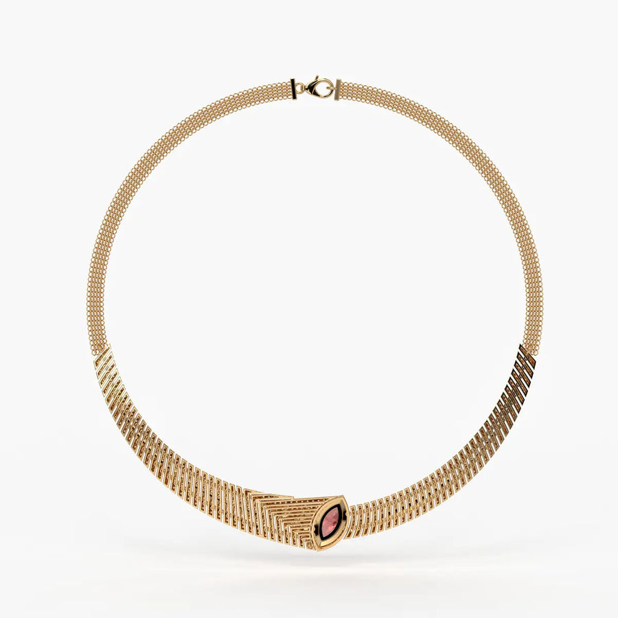 Rubella Crestline Collar Necklace