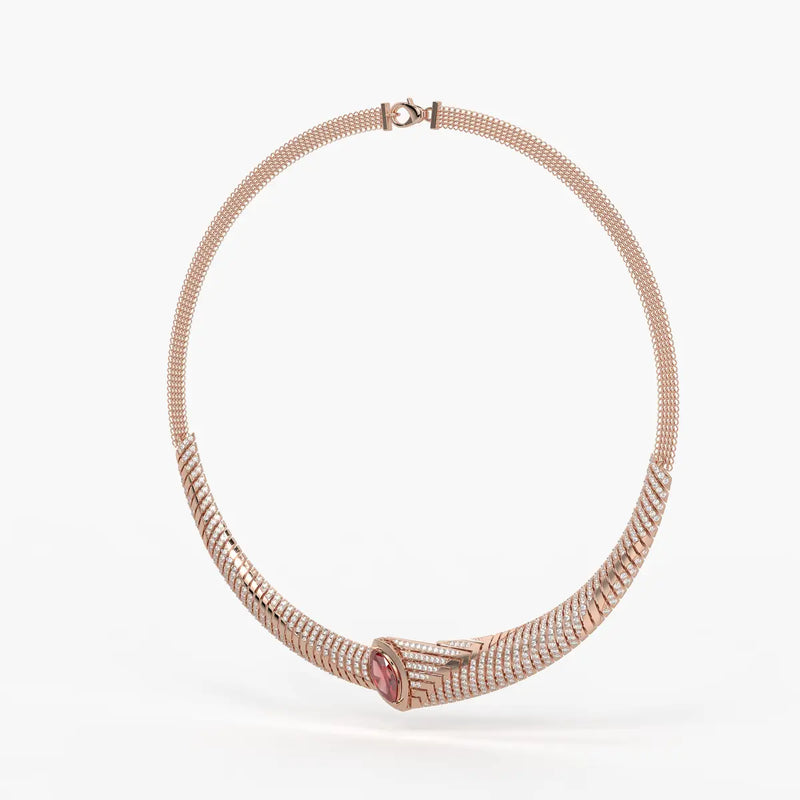 Rubella Crestline Collar Necklace