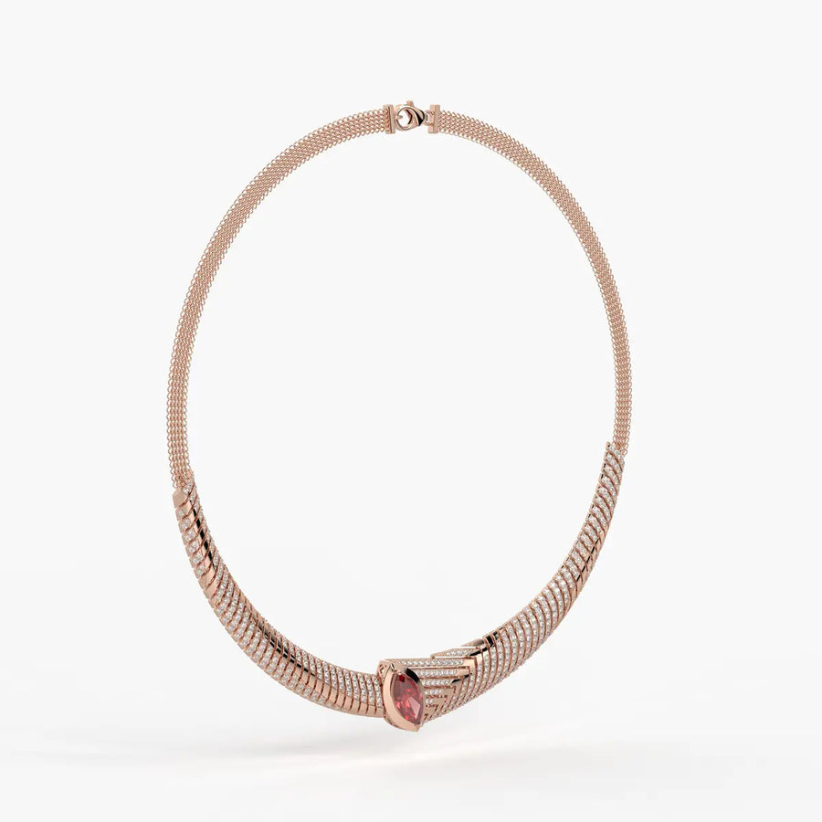 Rubella Crestline Collar Necklace