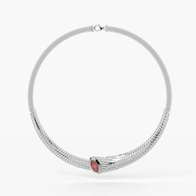 Rubella Crestline Collar Necklace