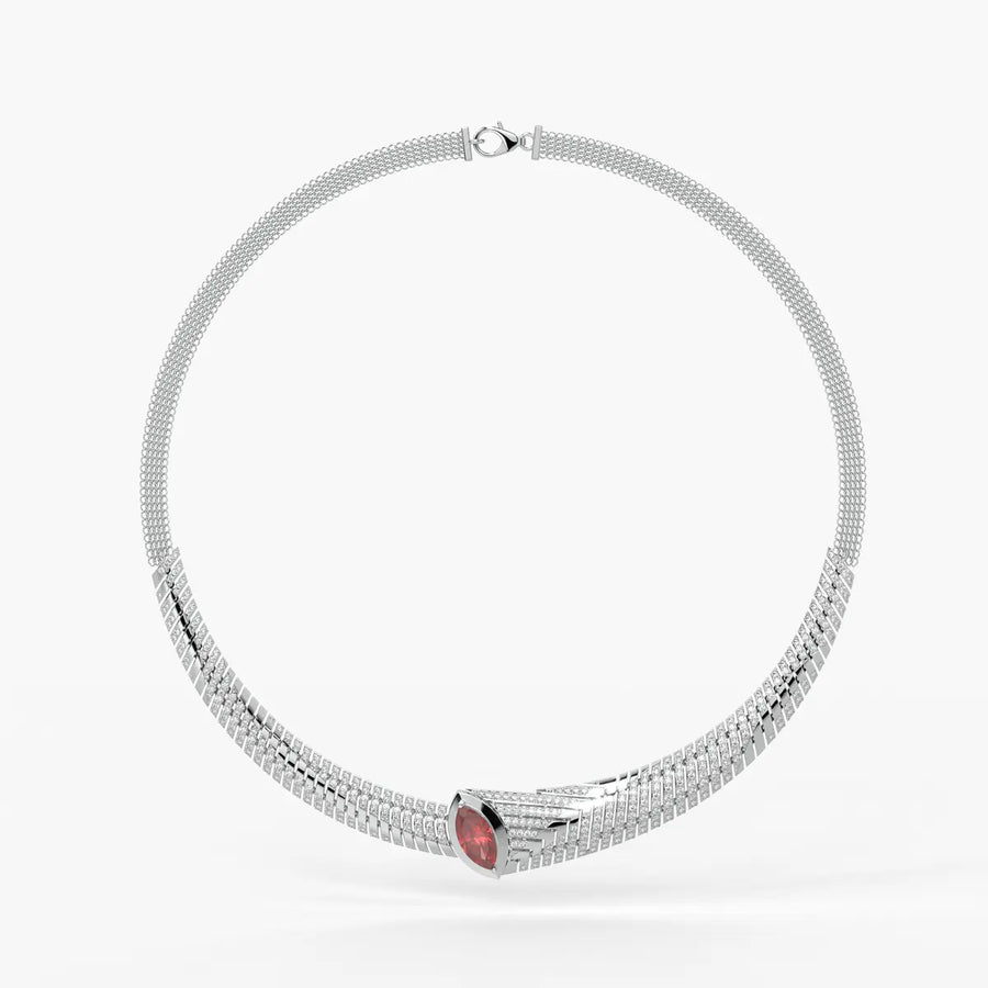 Rubella Crestline Collar Necklace